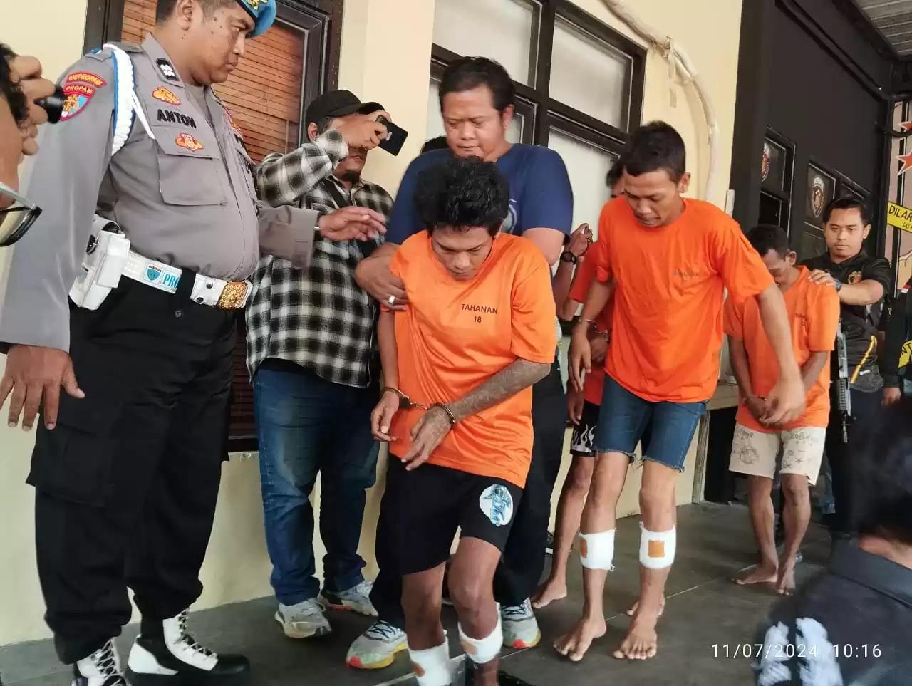 Pelaku Curanmor di Kelapa Gading berjalan pincang setelah mendapat tindakan tegas terukur oleh kepolisian