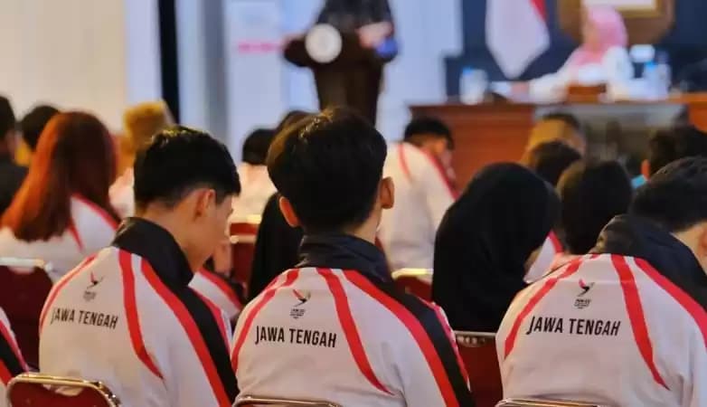 Pelepasan atlet PON di Solo, Jawa Tengah