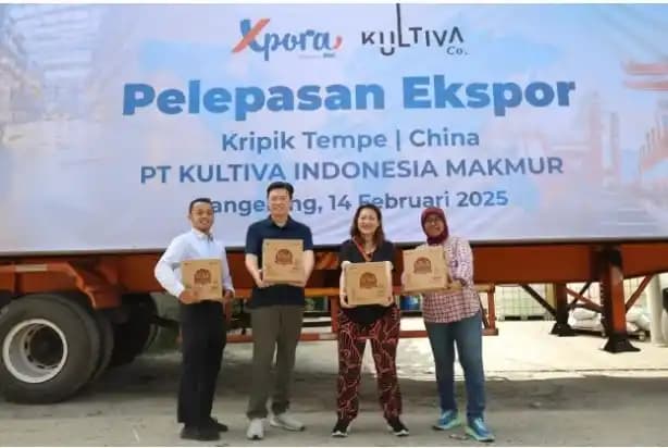 Pelepasan Ekspor Kripik Tempe ke China
