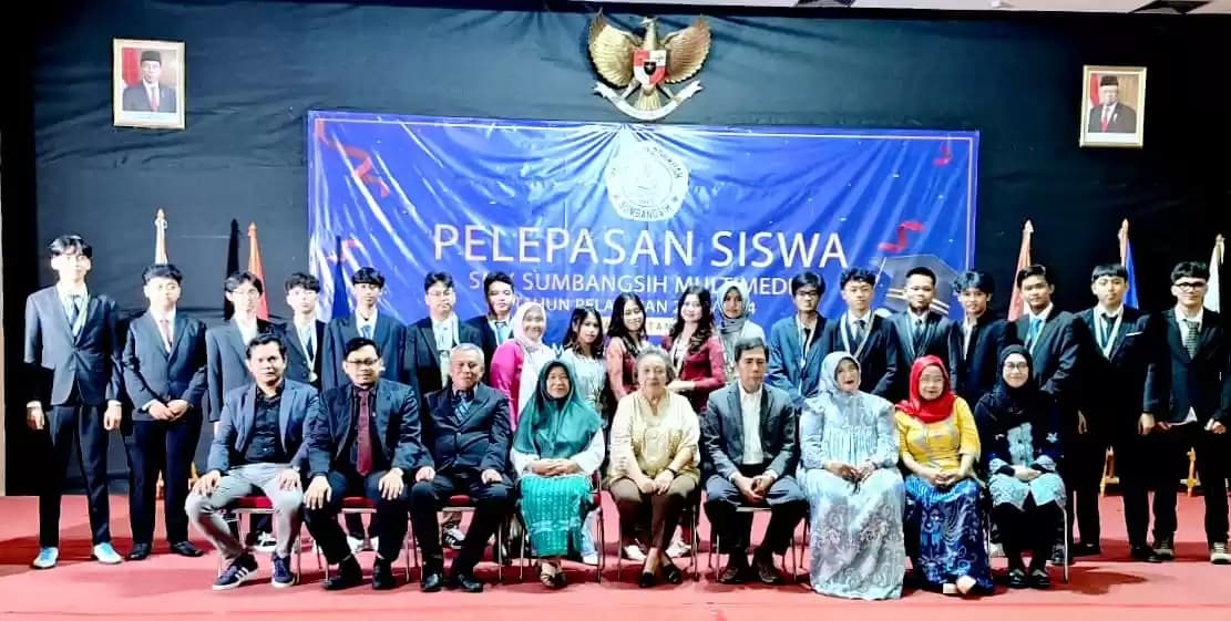 Pelepasan Siswa kelas XII SMK Multimedia Sumbangsih 2024