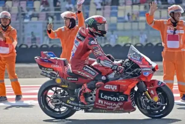 Pembalap Ducati Lenovo Francesco Bagnaia
