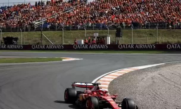 Pembalap Ferrari Charles Leclerc.