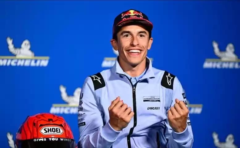 Pembalap Gresini Racing Marc Marquez
