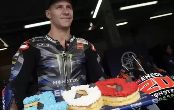 Pembalap Monster Energy Yamaha Fabio Quartararo