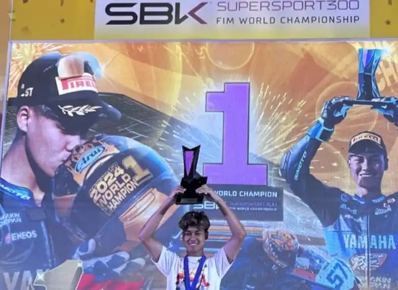 Pembalap motor Indonesia Aldi Satya Mahendra