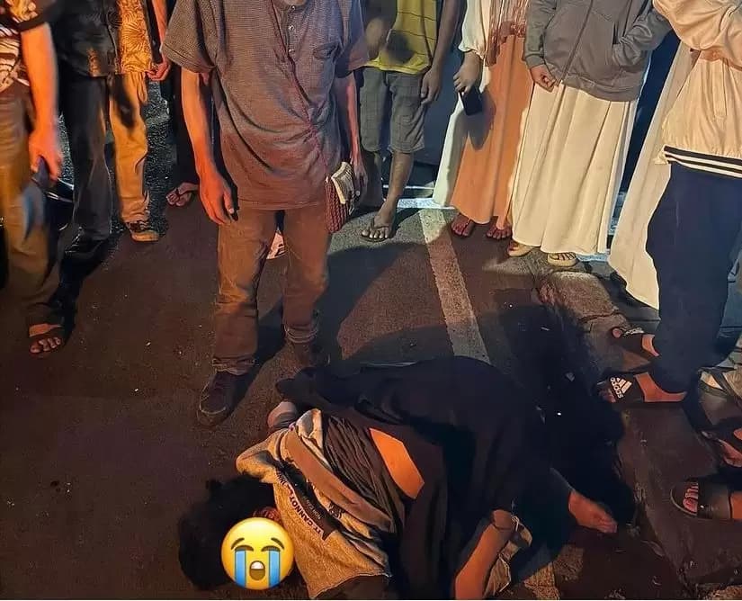 Pengamen Korban tabrak lari