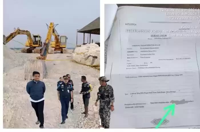 Penggerebekan pulau P oleh KKP belakangan diketahui ada dugaan jual beli pulau