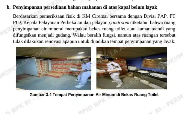 Penyimpanan Makanan Pelni