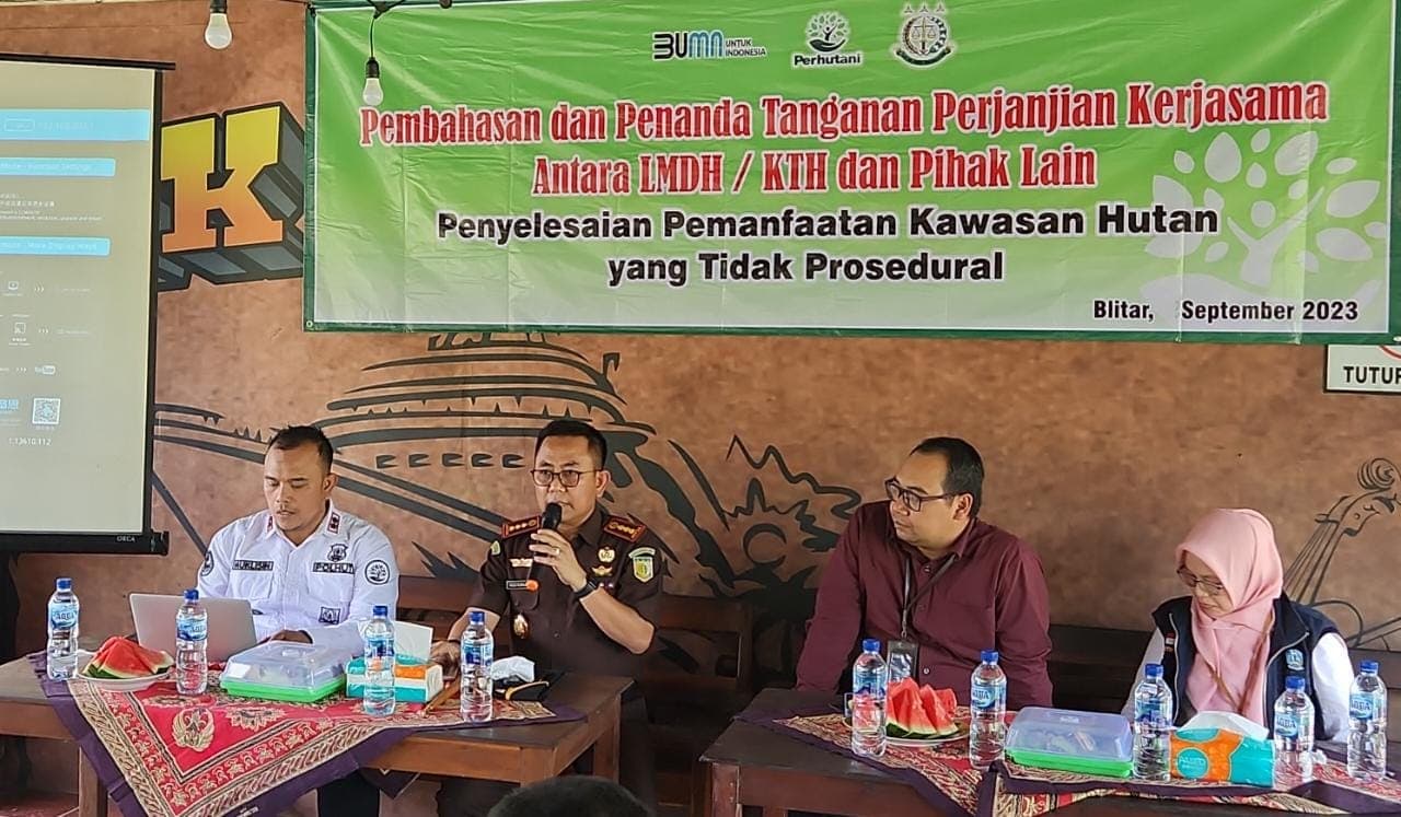 Perhutani KPH Blitar Lakukan Penandatanganan PKS, Ini Wajib Dilakukan LMDH/KTH