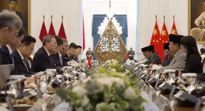 Pertemuan Presiden Prabowo Subianto dan Perdana Menteri China, Li Qiang