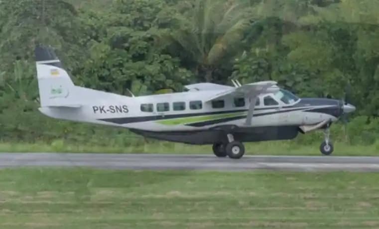 Pesawat Cessna Grand Caravan PK-SNR milik PT Smart Cakrawala Aviation