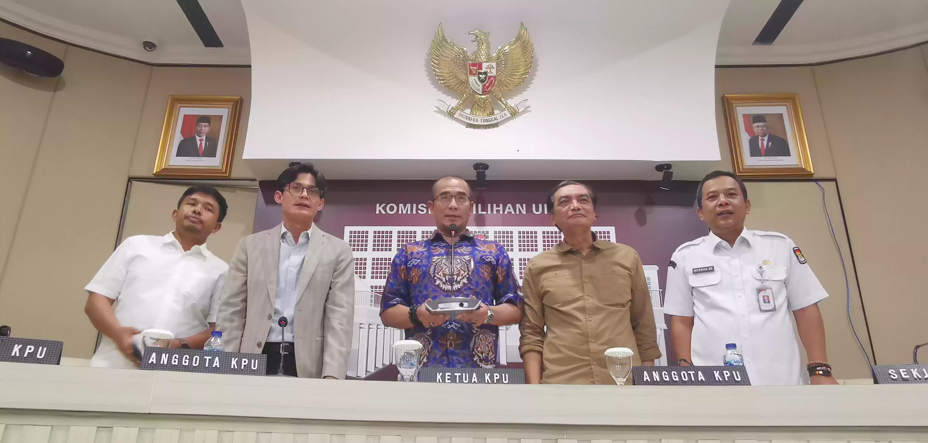 Pimpinan Komisi Pemilihan Umum (KPU) RI (Foto: MI/Dhanis)