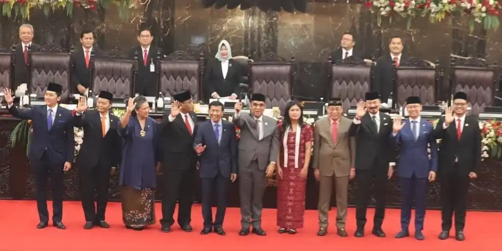 Pimpinan MPR 2024-2029 Ada Anak Menkumham