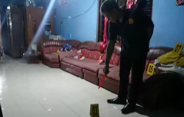 Polisi lakukan olahraga TKP pembunuhan balita