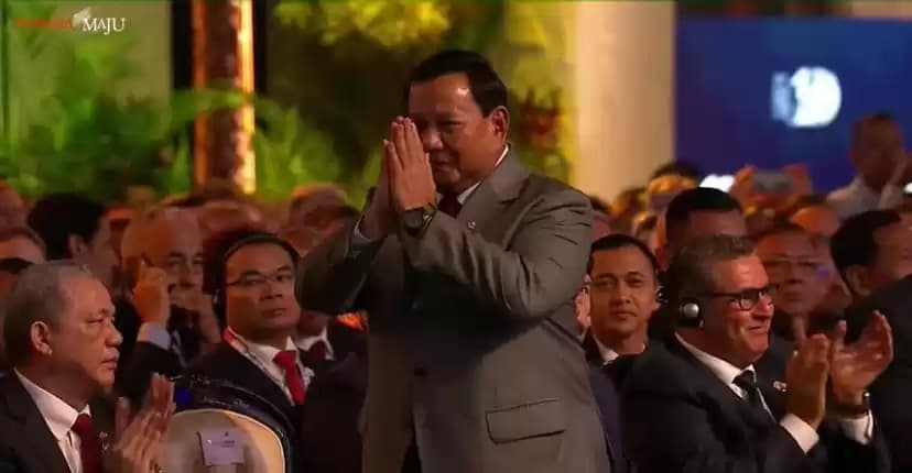 prabowo di ktt wwf bali