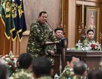 Prabowo Pembekalan