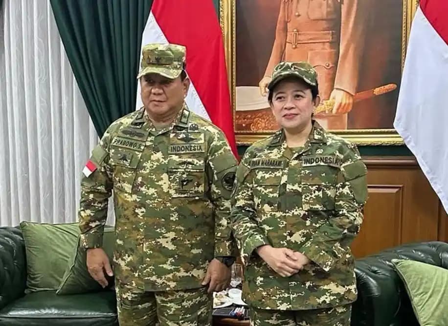 Prabowo Subianto dan Puan Maharani