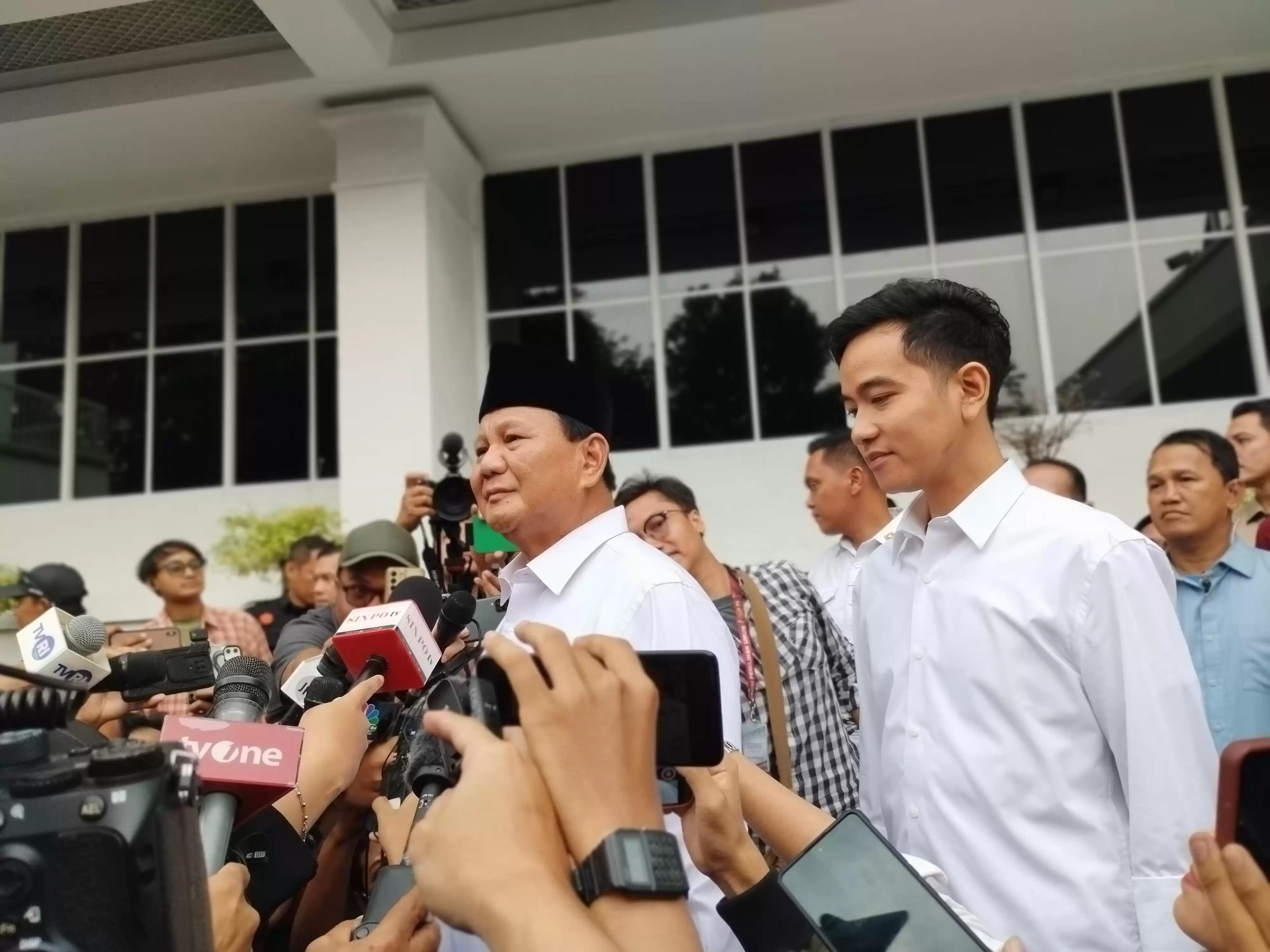 Presiden dan Wakil Presiden terpilih, Prabowo Subianto-Gibran Rakabuming Raka (Foto: MI/Dhanis)