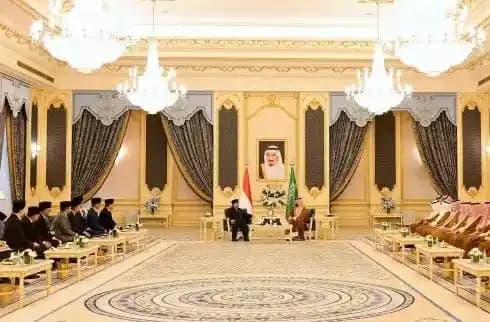 Presiden Prabowo Subianto dan Putra Mahkota sekaligus Perdana Menteri Kerajaan Arab Saudi