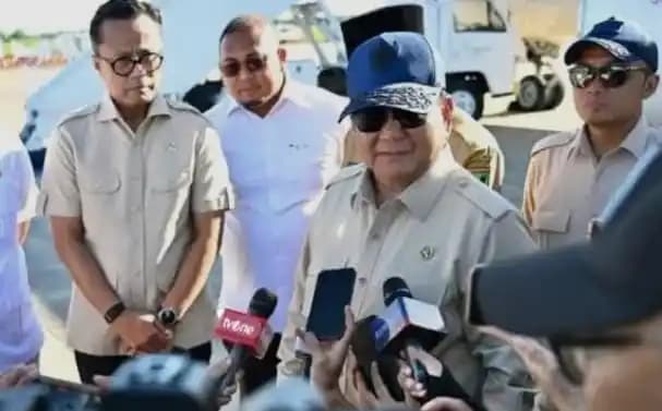 Presiden RI, Prabowo Subianto di Aceh