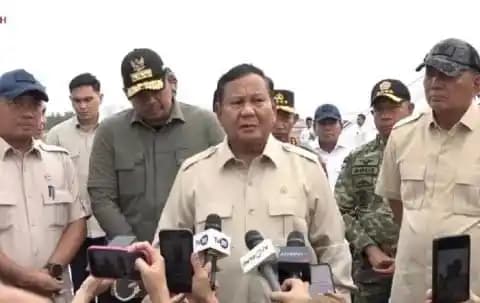 Presiden RI, Prabowo Subianto Mulai Tertibkan Semua Pembalakan liar