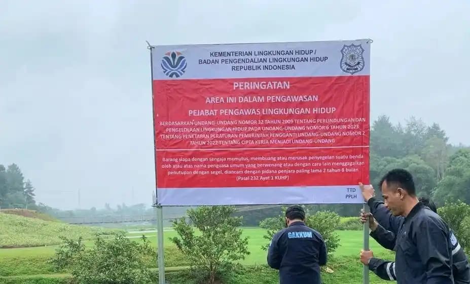 Proyek KEK Lido Disegel KLH