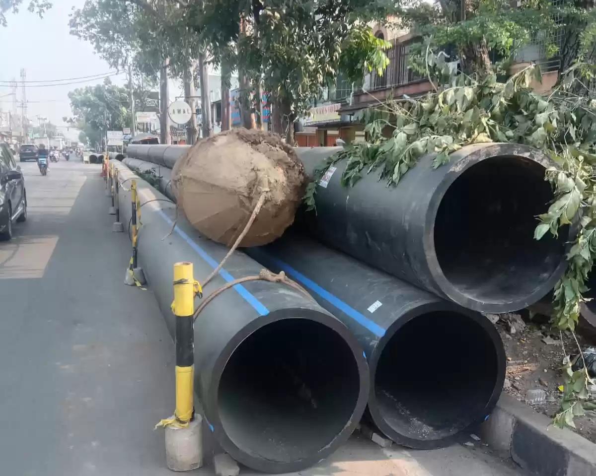 Proyek Pemasangan Pipa PDAM Tirta Benteng