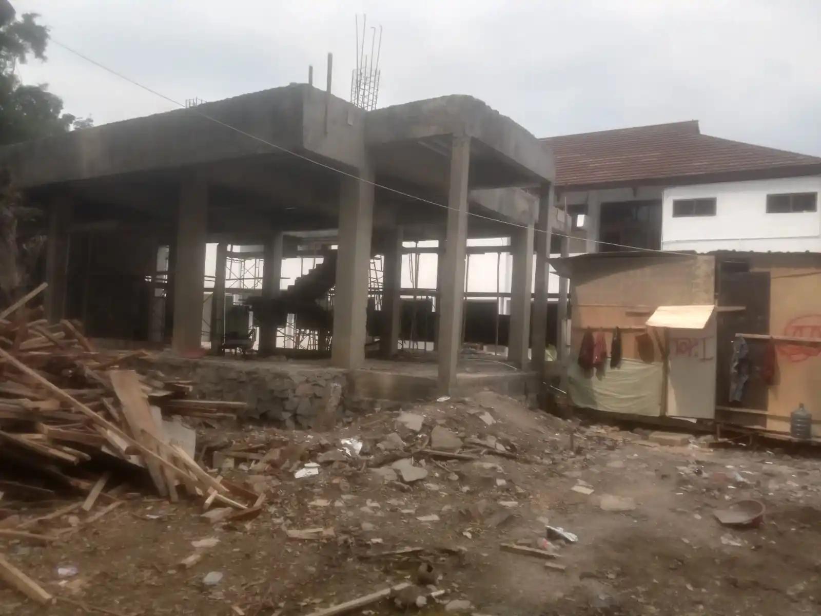 proyek pembangunan tanpa papan proyek di pendopo Bupati Tangerang