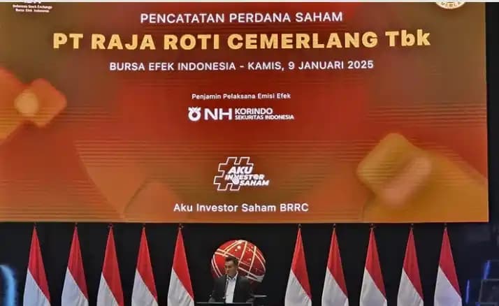 PT Raja Roti Cemerlang Tbk (BRRC) Resmi Tercatat di Bursa Efek Indonesia (BEI)