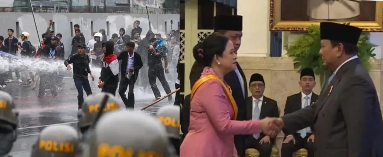 Puan Maharani Demo Ricuh