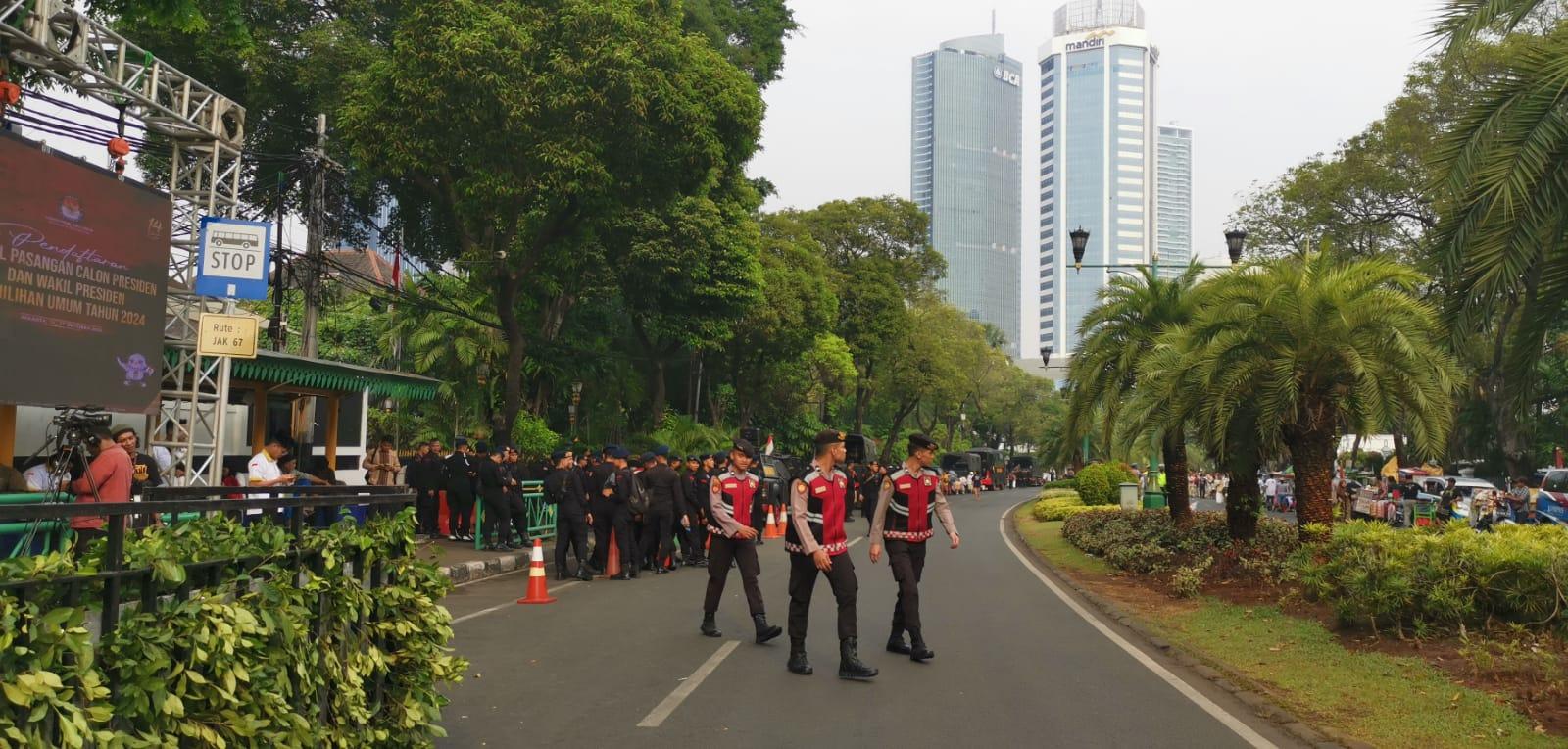 Ribuan Aparat Dikerahkan Kawal Prabowo-Gibran