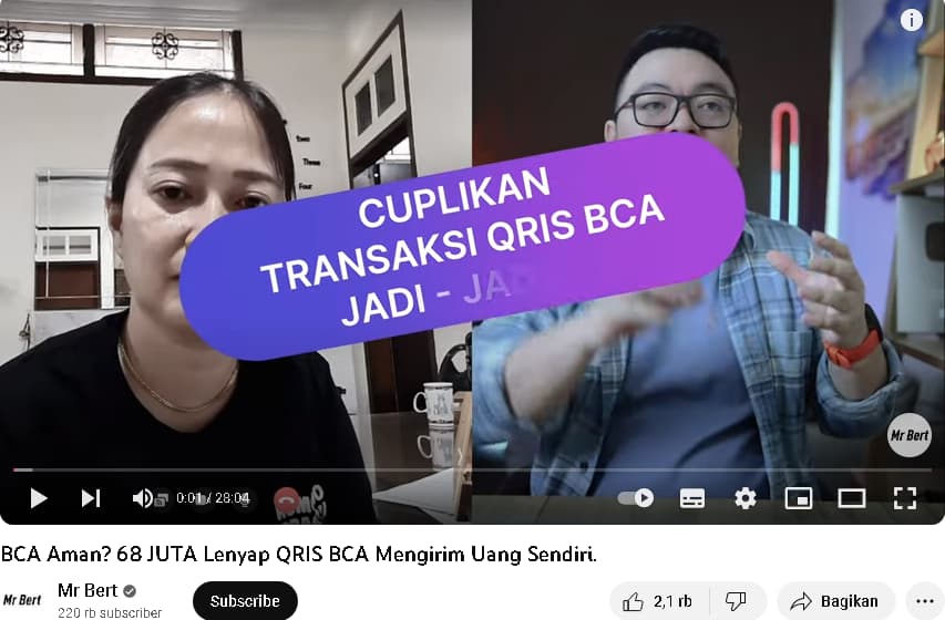 Rekening BCA Kebobolan Puluhan Juta, Korban Cerita di Sosial Media