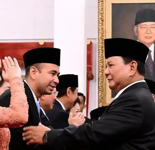 Raffi Ahmad dan Presiden Prabowo Subianto