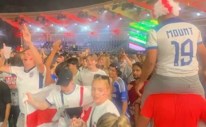 Rakyat Inggris Sambut Final Euro 2024