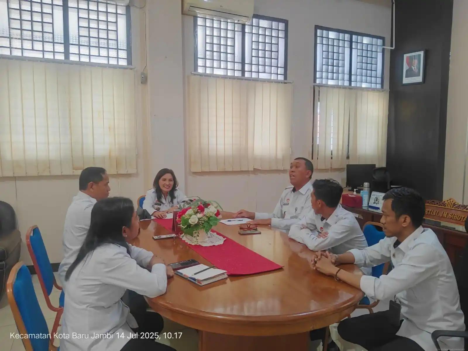rapat koordinasi internal Bidang AHU Kanwil Kemenkum Jambi