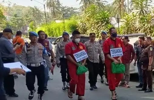 Rekonstruksi kasus kematian Brigadir Muhammad Nurhadi