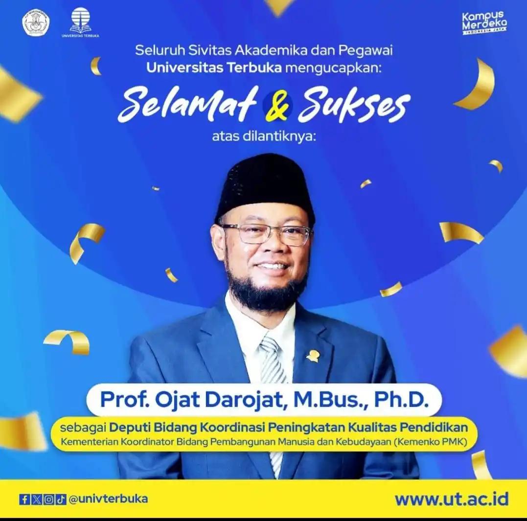 Rektor UT Ojat Darojat