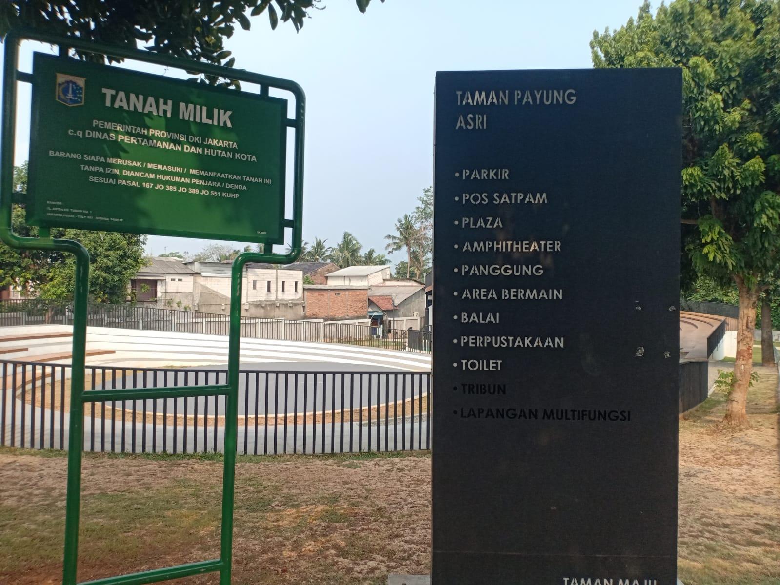 RTH Taman Payung Asri Baru Dibangun Tapi Tak Berfungsi