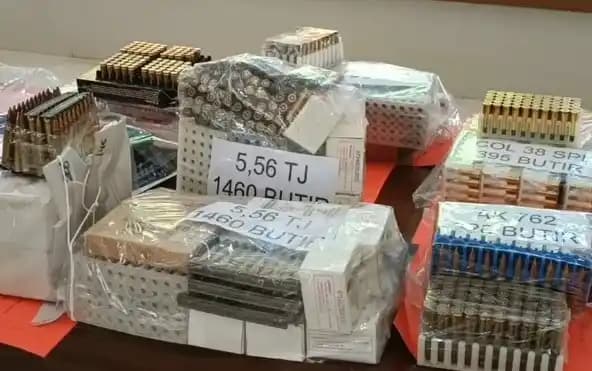 Ribuan Amunisi Dijual Via Online