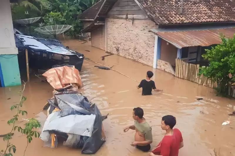 Rumah warga Kabupaten OKU terendam banjir