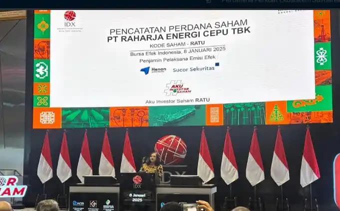 Saham PT Raharja Energi Cepu Tbk (RATU)