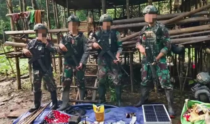 Satgas Batalyon Yudha Sakti Kuasai Markas OPM