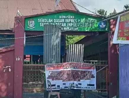 SD di Makassar disegel