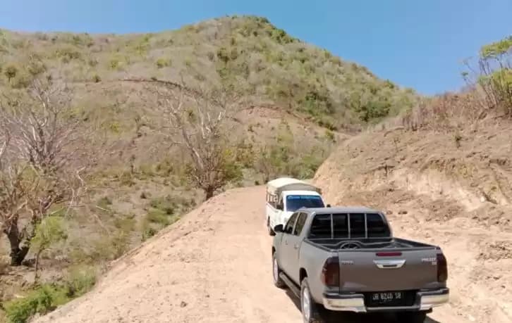 Sebuah bukit di wilayah NTB