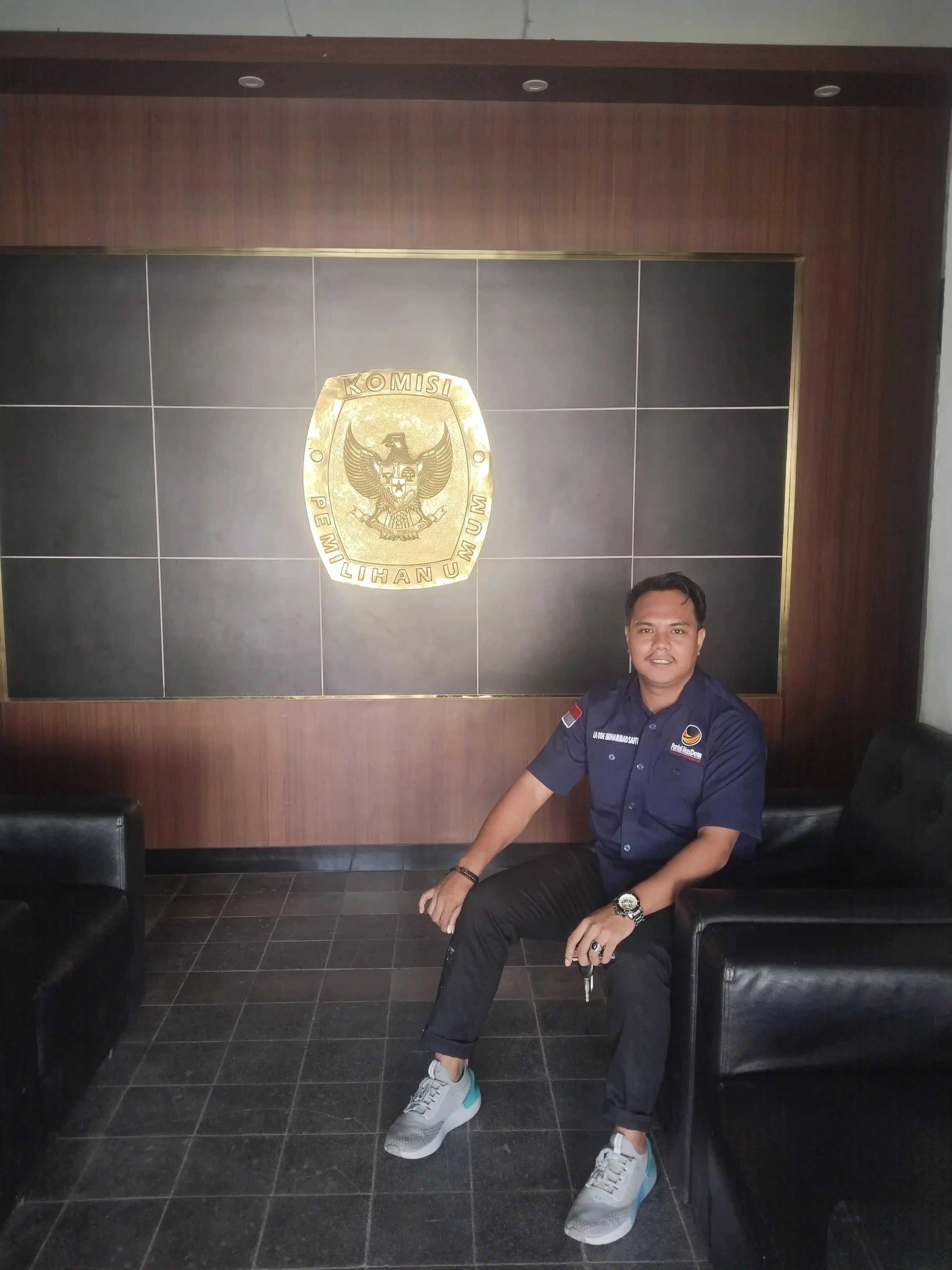 Sekretaris DPD Partai NasDem Kota Baubau, La Ode Muhammad Safii