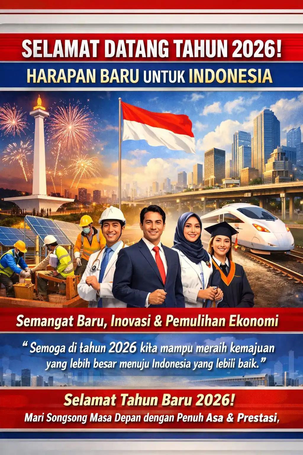 Selamat Datang Tahun 2026 Indonesia Siap Melangkah Lebih Maju
