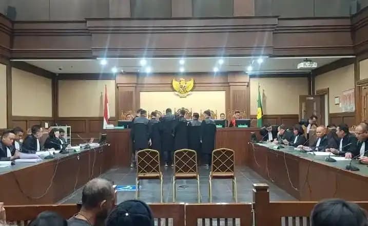 Sidang pembacaan dakwaan kasus korupsi pengadaan laptop Chromebook