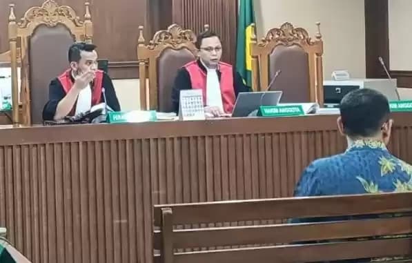 Sidang pembacaan tuntutan kasus pengondisian perkara Base Transceiver Station (BTS) 4G dan infrastruktur pendukung BAKTI Kominfo di Pengadilan Tindak Pidana Korupsi (Tipikor) Jakarta, Senin (10/6/2024)