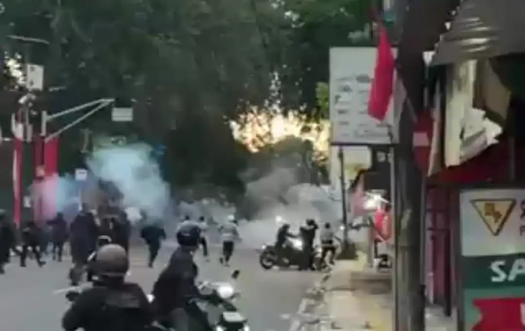 Situasi Mako Brimob Kelapa Dua Sempat Memanas
