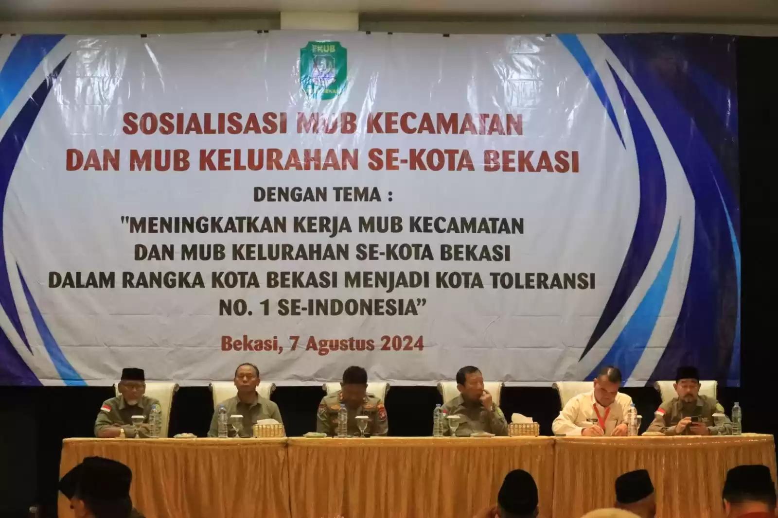 Sosialisasikan MUB Kecamatan dan Kelurahan Oleh FKUB dan KesbangPol Kota Bekasi